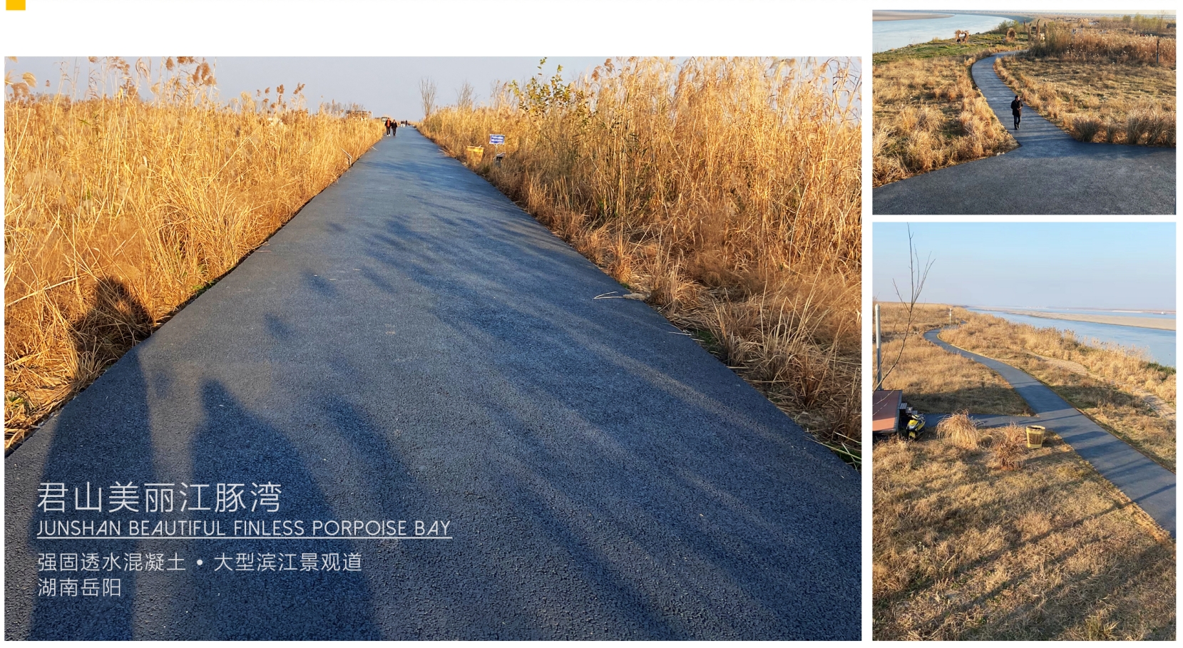君山美丽江豚湾-施工案例